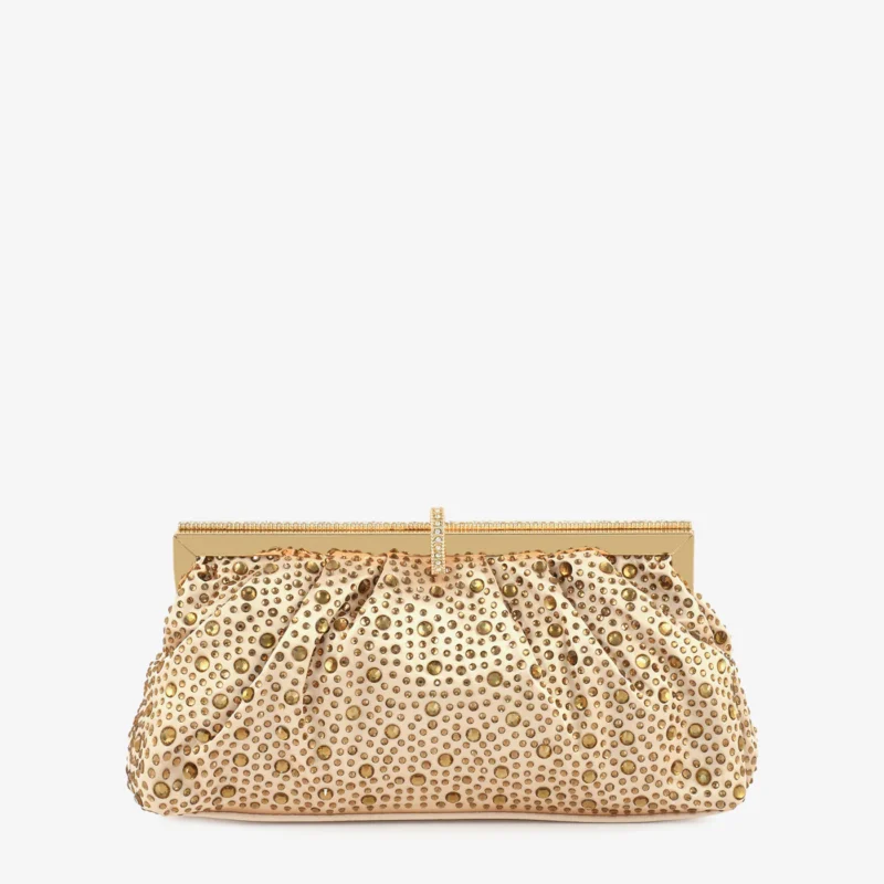 The Luminous Drape Clutch